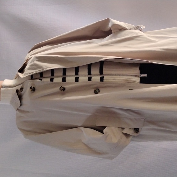 Carroll and Co Beverly Hills tan rain jacket 40 - Picture 1 of 16